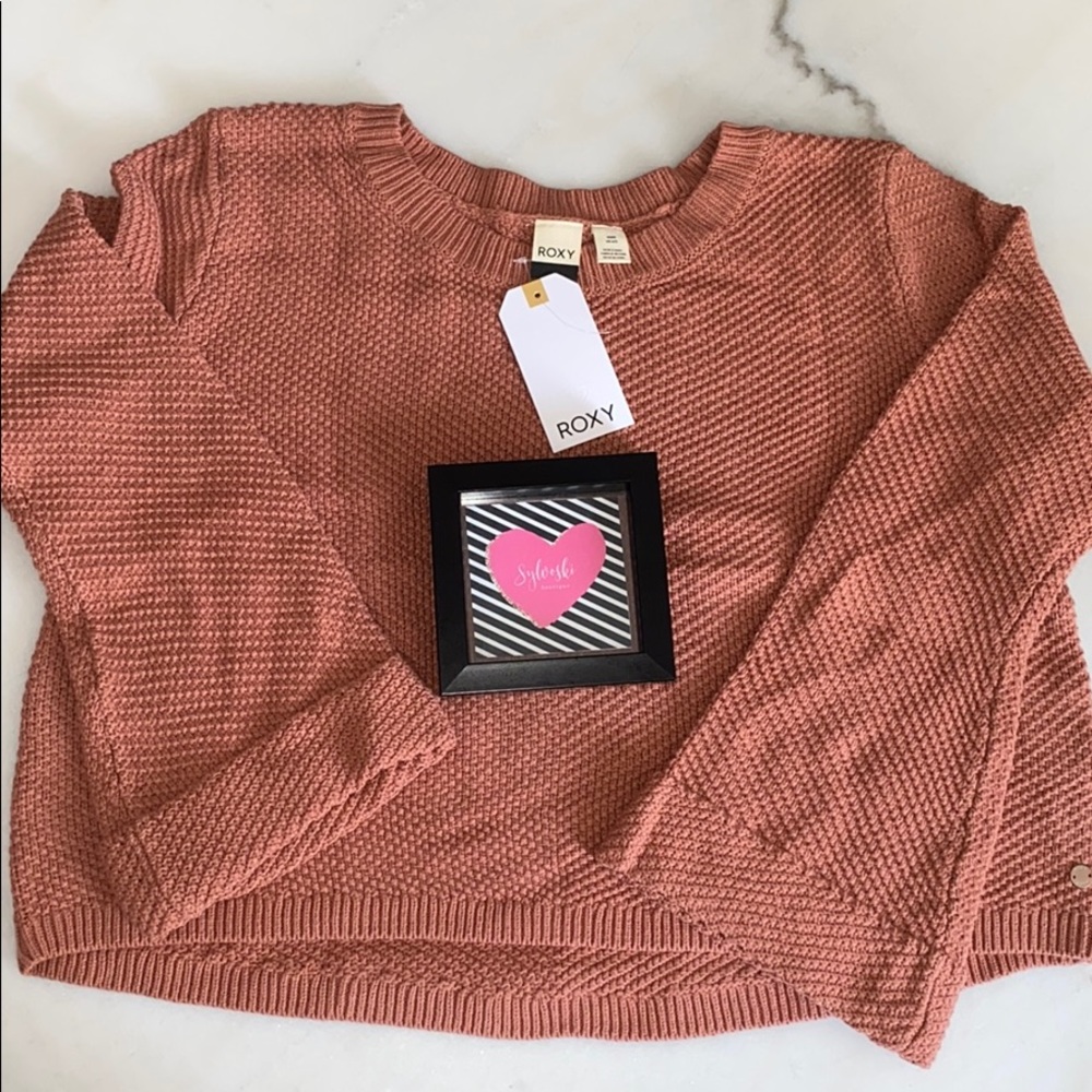 🔥Roxy Sorrento Shades Flared Sleeve Sweater NWT - Picture 5 of 8